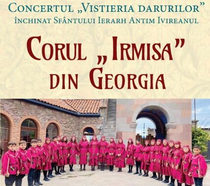 Corul de copii „IRMISA” din Ude, Georgia, localitatea natală a Sfântului Ierarh Antim Ivireanul, va susține un concert la Râmnicu-Vâlcea